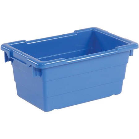 QUANTUM STORAGE SYSTEMS Storage Tote, Blue, Polypropylene, 17-1/4 in L, 11 in W, 8 in H TUB1711-8BL